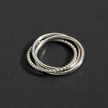 Load image into Gallery viewer, Alpha & Omega Silver Fine Ring