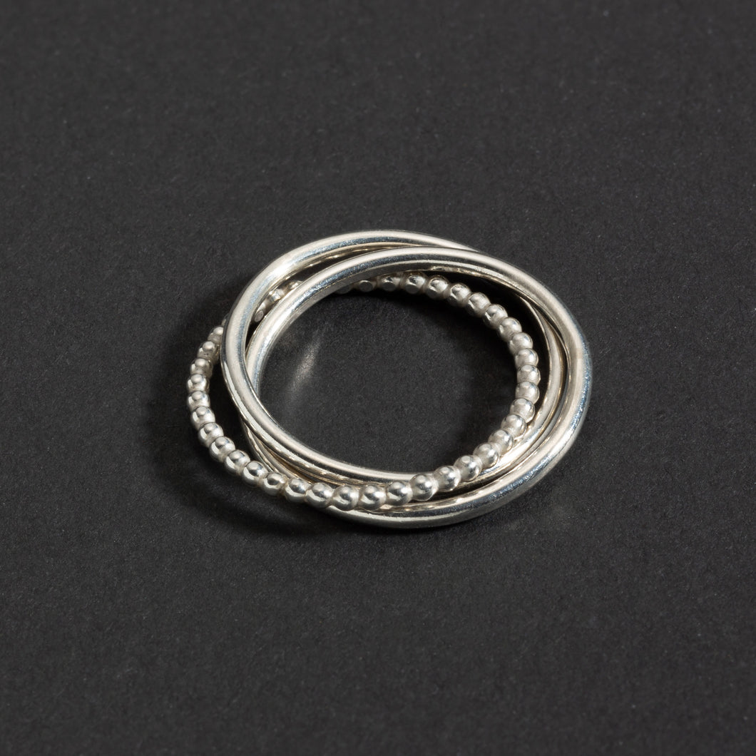 Alpha & Omega Silver Fine Ring