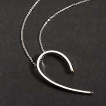 Load image into Gallery viewer, Rose Dew Curve Pendant
